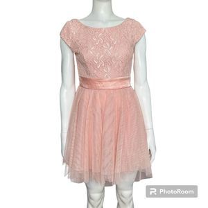 Le Chateau Girls Ballerina Pink Tulle Dress 7